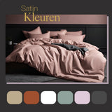 Ten Cate Baumwollsatin-Einzelbettbezug, 140 x 200 cm, 220 cm, Blush Pink