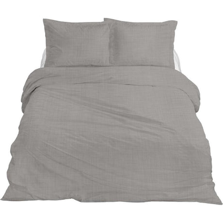 Ten Cate Premium-Leinen-Einzelbettbezug 140 x 200 220 cm, wolkiges Grau