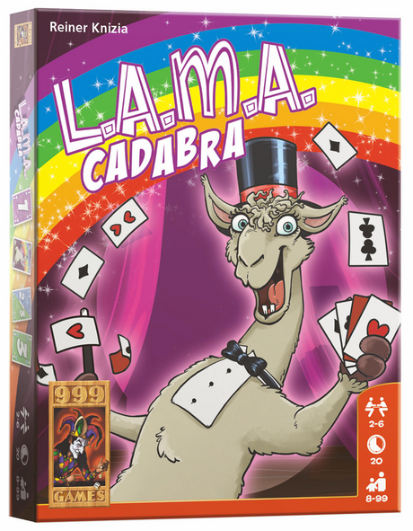 999Games 999 Games Lama: Cadabra Kartenspiel (niederländisch, 2 – 6 Spieler, 20 Minuten, ab 8 Jahren)