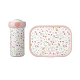 Mepal Lunchset mit kleinen holländischen Blumen und Schmetterlingen