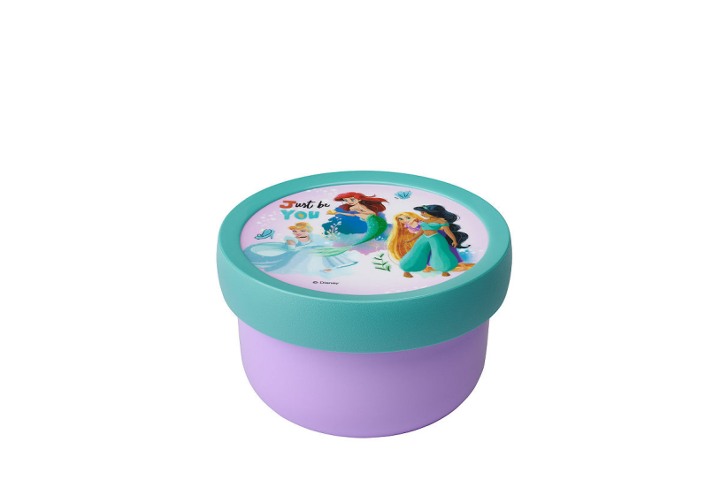 Mepal Obstbox Campus - 300 ml - inklusive Obstgabel - gut verschließbar - Snackbox - Disney Princess