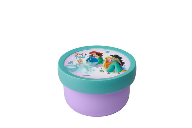 Mepal Obstbox Campus - 300 ml - inklusive Obstgabel - gut verschließbar - Snackbox - Disney Princess
