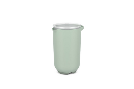 Mepal Rührbecher mit Deckel Chef It – 1 l – passt in die Kühlschranktür – mikrowellen- und spülmaschinenfest – Backzubehör – nordischer Salbei