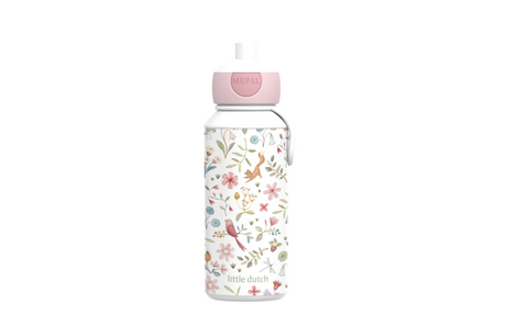 Mepal Pop-Up-Trinkflasche Campus Little Dutch – 400 ml – gut schließend – Trinkbecher für Kinder – Fairy Wonders