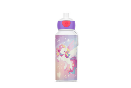Mepal Unicorn Glow Trinkflasche Pop-Up Campus 400ml
