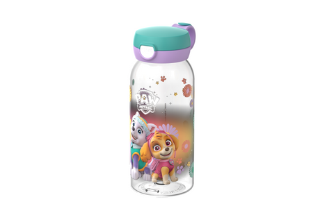 Mepal drinkfles met flipdop campus - 600 ml - waterfles kinderen - lekdicht - hygiënische deksel - paw patrol girls