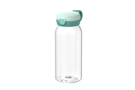 Mepal drinkfles met flipdop campus - 600 ml - waterfles kinderen - lekdicht - hygiënische deksel - cool mint