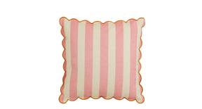 Kussen streep roze - l45xb45xh10cm