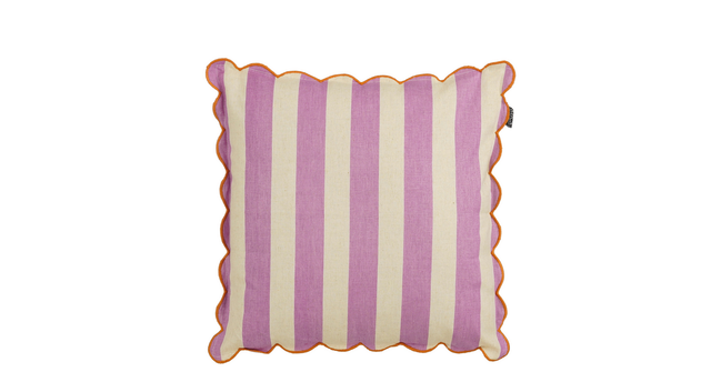 Kussen streep lila - l45xb45xh10cm