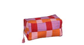 Tas ruit rood - l25xb13xh13cm