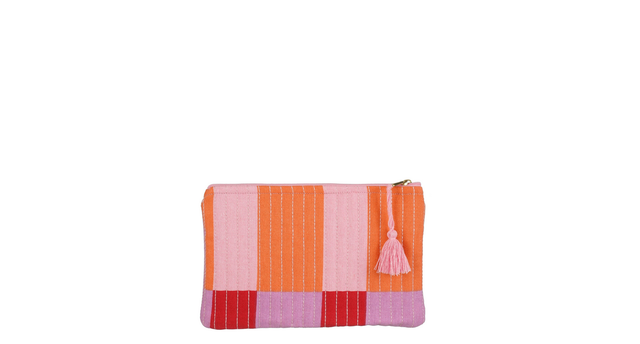 Tas ruit rood - l13xb21cm