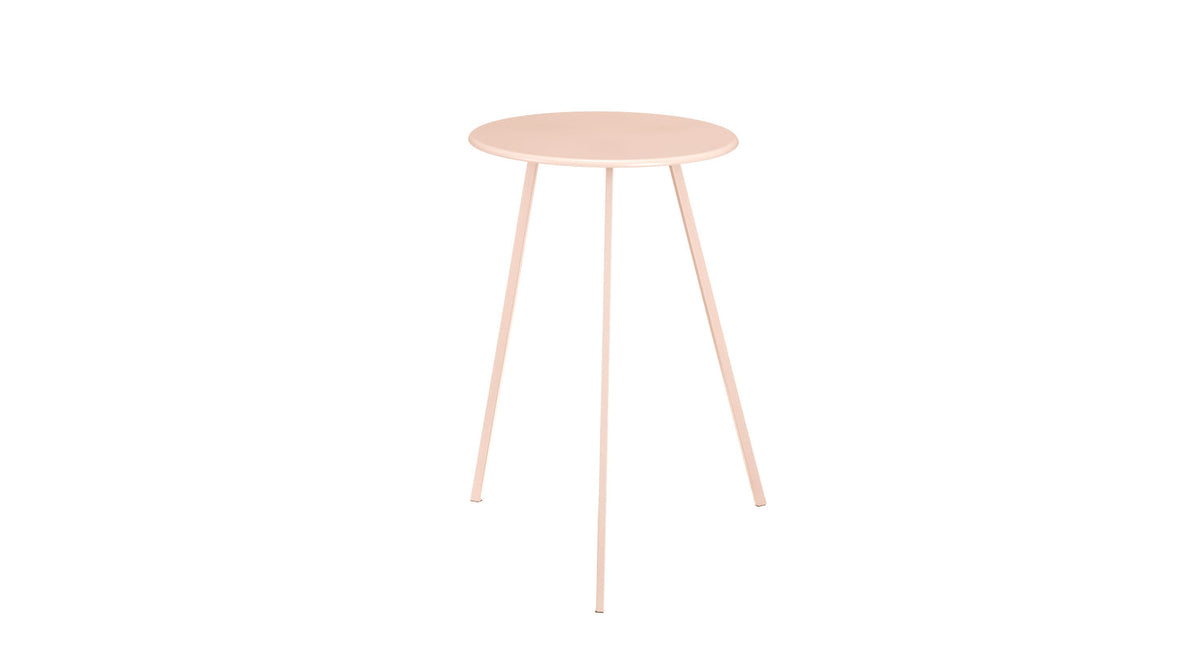 Seatle bijzettafel l.roze - h58xd38cm