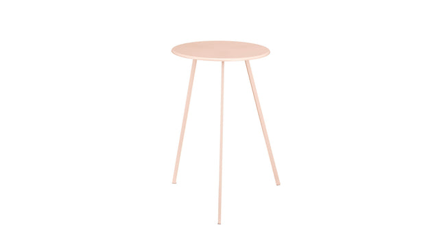 Seatle bijzettafel l.roze - h58xd38cm