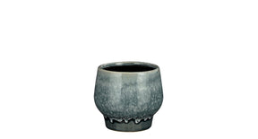 Monta pot rond d.blauw - h13xd14cm