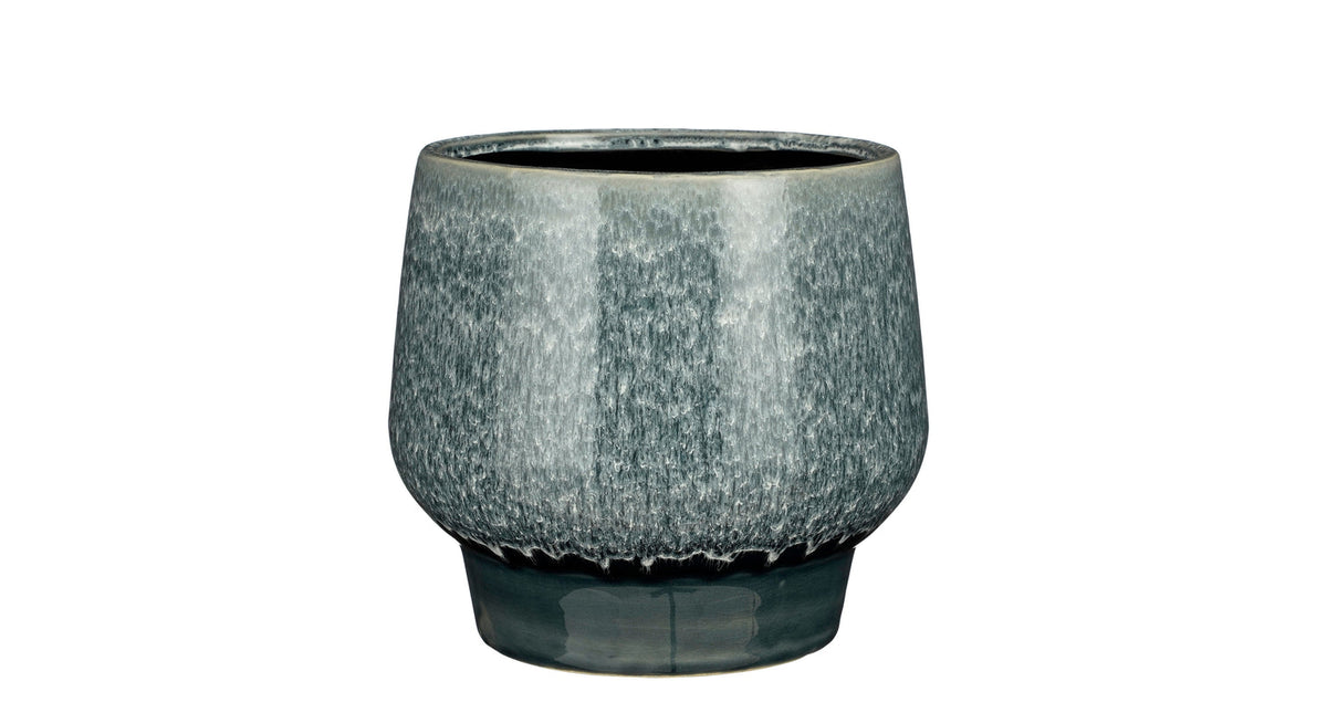 Monta pot rond d.blauw - h20xd22cm