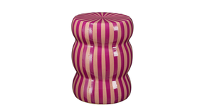 Skipper bijzettafel paars - h44xd32cm