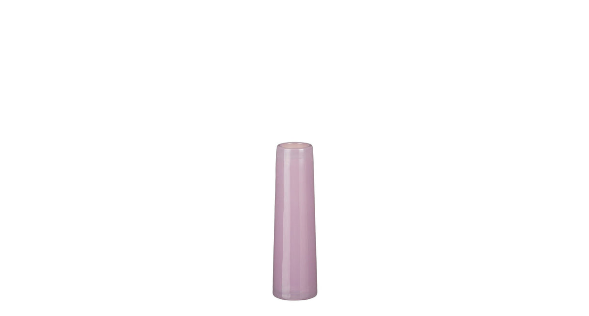 Xandra single flower vaas lila - h23,5xd7cm - glas