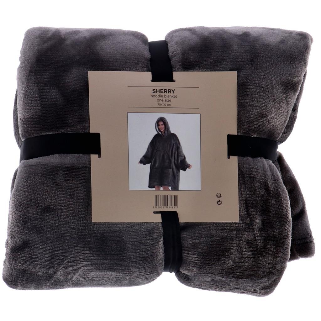 No Brand Kapuzenpullover Sherry 70 x 110 Anthrazit