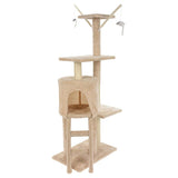 PETS Collection Katzenmöbel 45x30x110 cm Beige