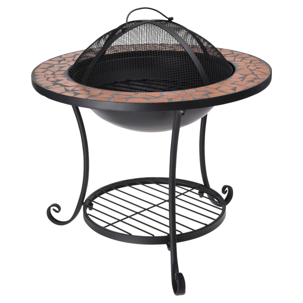 ProGarden Fire Bowl mit Mosaic 58x44 cm