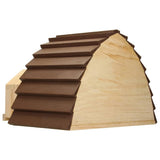 Prograrden Prograrden Hedgehog House 34,5x20x23,5 cm Holz mit Baumrinde
