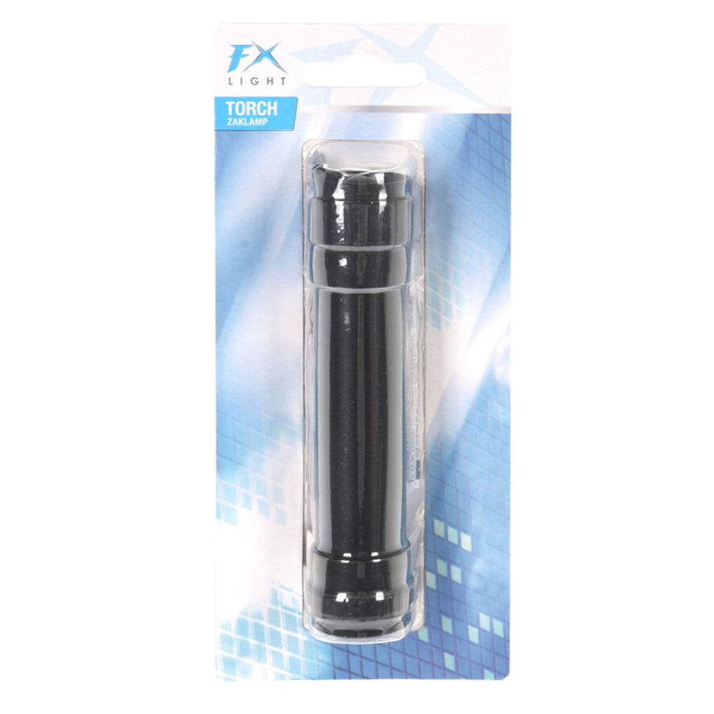 No-Fire-Taschenlampe Aluminium schwarz | 6 Stück