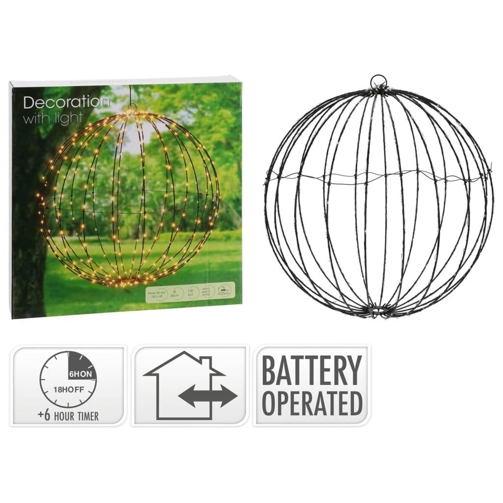Prograrden Progarden Bollamp Faltbare LED 30 cm