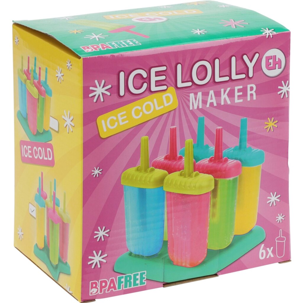 Keine Marke Eislutscher 6 Eissorten | 4 Stück