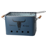 Progrill Progarden Barbecuegrill Rechteckig Matt Dunkelblau