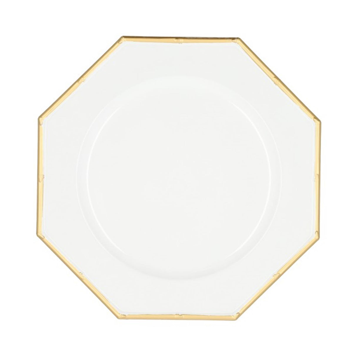 Hbx Natural Living Grundplatte Sechseck, Durchmesser 33 cm, Weißgold