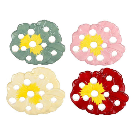 HBX Natural Living HBX Natural Living Blumenarrangementscheibe Viola 0,8xø15cm