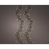Lumineo LED ausgezeichnetes Funkeln 648 LEDs 100 cm schwarz warmweißes Licht