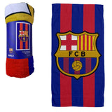Andere Marken FC Barcelona Badetuch 100x180 cm blau rot