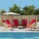 VidaXL Strandtücher 6 Stück 400 g m² 60x135 cm Stoff Burgunderrot