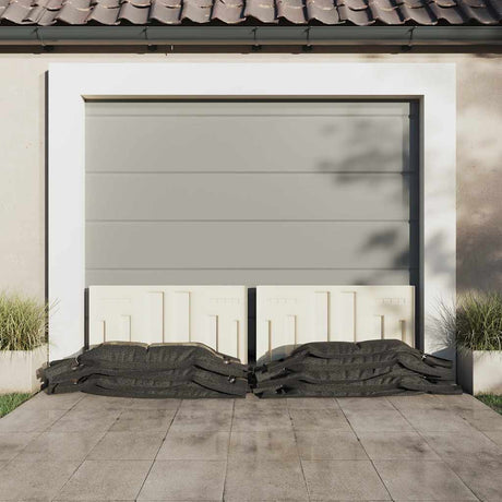VidaXL Sandsäcke 10 Stück 103x25 cm HDPE dunkelgrün