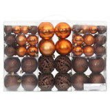 Vidaxl Weihnachtsbällchen 100 St 3 4 6 cm Brown