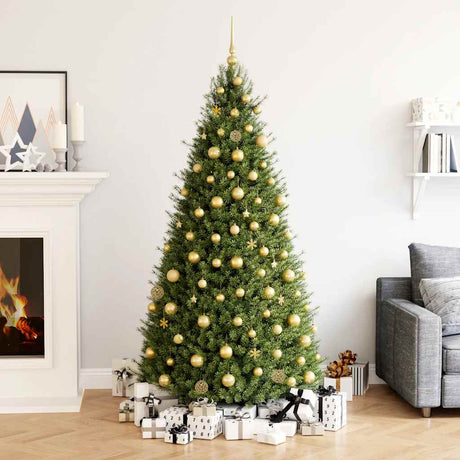 Vidaxl 111-teiliges Weihnachtskugelset Styropor goldfarben