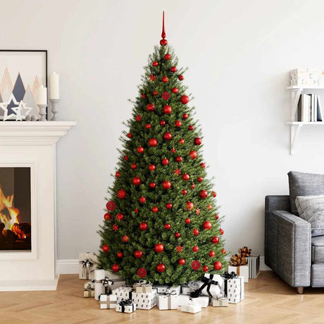 Vidaxl 111-teiliges Weihnachtskugel-Set Styropor rot
