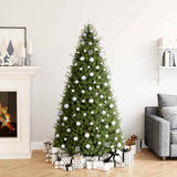 Vidaxl 111-teiliges Weihnachtskugel-Set aus Polystyrol, silberfarben