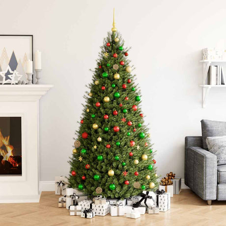 VIDAXL 112-TEIL-Weihnachtsball-Set Polystyrol Rotgrün und goldfarben