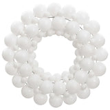 Vidaxl Weihnachtskranz 45 cm Polystyrol Weiß