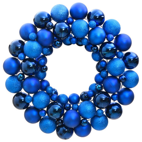 Vidaxl Weihnachtskranz 45 cm Polystyrol Blau