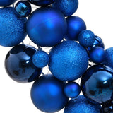 Vidaxl Weihnachtskranz 45 cm Polystyrol Blau