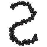 Vidaxl Weihnachtsgirlandbällchen 175 cm Polystyrol Schwarz
