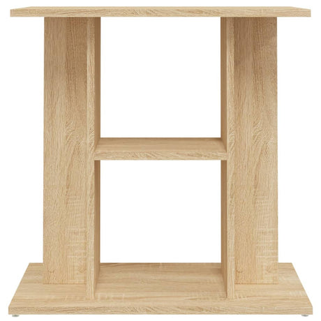 Vidaxl Aquarium Standard 60x30x60 cm verarbeitetes Holz Sonoma Eichefarbe