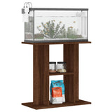 VIDAXL Aquarium Standard 60x30x60 cm verarbeitete Holzbraune Eiche Farbe