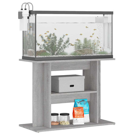VIDAXL Aquarium Standard 80x35x60 cm verarbeiteter Holzbetonglijs