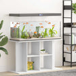 Vidaxl Aquarium Standard 100x40x60 cm verarbeitetes Holz weiß