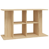 VIDAXL Aquarium Standard 100x40x60 cm verarbeitetes Holz Sonoma Eich