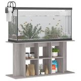 Vidaxl Aquarium Standard 120x40x60 cm verarbeitetes Holzgrau Sonoma